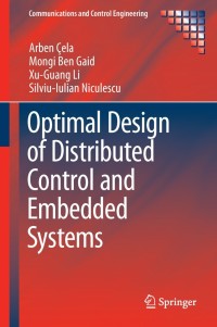 Cover image: Optimal Design of Distributed Control and Embedded Systems 9783319027289