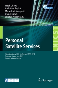 表紙画像: Personal Satellite Services 9783319027616