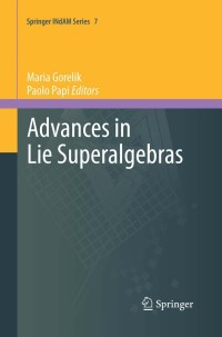 Cover image: Advances in Lie Superalgebras 9783319029511