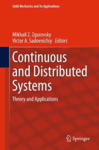 صورة الغلاف: Continuous and Distributed Systems 9783319031453