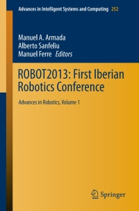 Titelbild: ROBOT2013: First Iberian Robotics Conference 9783319034126