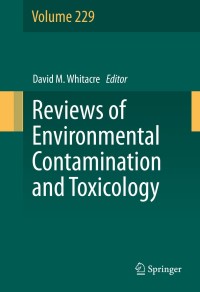 Cover image: Reviews of Environmental Contamination and Toxicology 9783319037769
