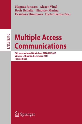 Cover image: Multiple Access Communications 9783319038704