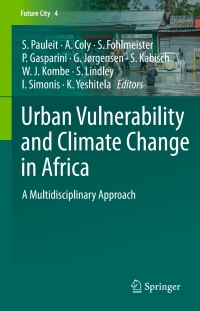 Cover image: Urban Vulnerability and Climate Change in Africa 9783319039817