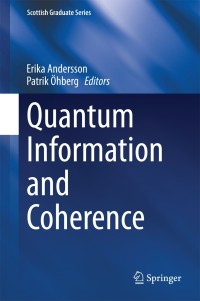 Cover image: Quantum Information and Coherence 9783319040622