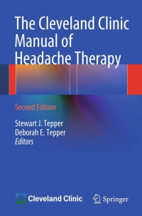 Immagine di copertina: The Cleveland Clinic Manual of Headache Therapy 2nd edition 9783319040714