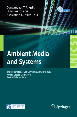 Omslagafbeelding: Ambient Media and Systems 9783319041018