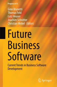 Imagen de portada: Future Business Software 9783319041438