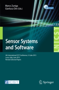 表紙画像: Sensor Systems and Software 9783319041650