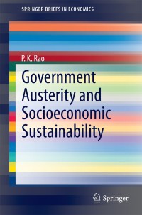 Cover image: Government Austerity and Socioeconomic Sustainability 9783319042343