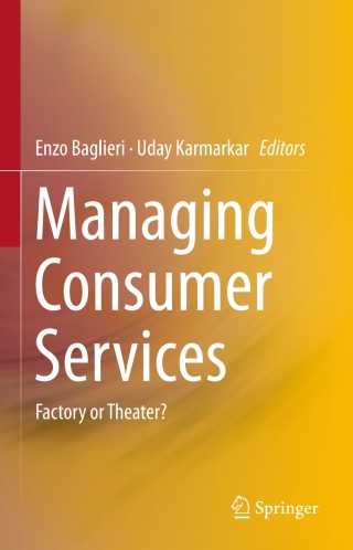 Cover image: Managing Consumer Services 9783319042886