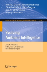 Cover image: Evolving Ambient Intelligence 9783319044057