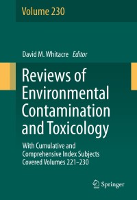 Immagine di copertina: Reviews of Environmental Contamination and Toxicology volume 9783319044101