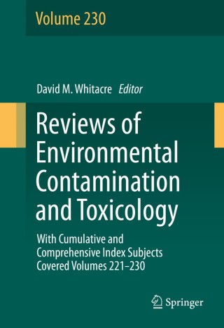 Cover image: Reviews of Environmental Contamination and Toxicology volume 9783319044101