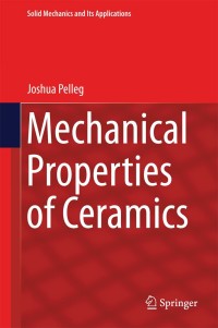 Cover image: Mechanical Properties of Ceramics 9783319044910