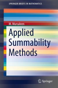 Cover image: Applied Summability Methods 9783319046082