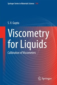 Titelbild: Viscometry for Liquids 9783319048574