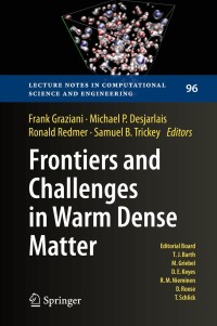 Imagen de portada: Frontiers and Challenges in Warm Dense Matter 9783319049113
