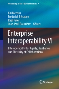 Imagen de portada: Enterprise Interoperability VI 9783319049472