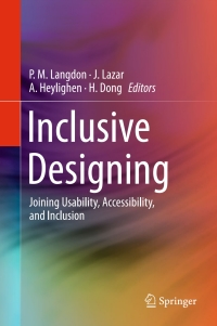 صورة الغلاف: Inclusive Designing 9783319050942