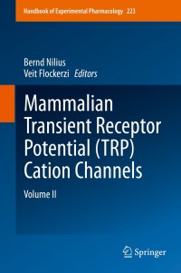 Imagen de portada: Mammalian Transient Receptor Potential (TRP) Cation Channels 9783319051604