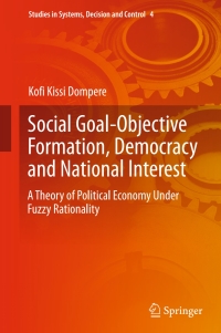 Titelbild: Social Goal-Objective Formation, Democracy and National Interest 9783319051727