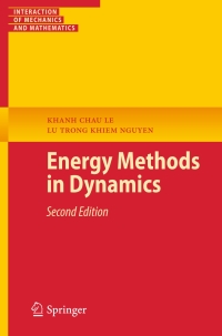 Imagen de portada: Energy Methods in Dynamics 2nd edition 9783319054186