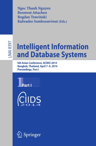 Cover image: Intelligent Information and Database Systems 9783319054759