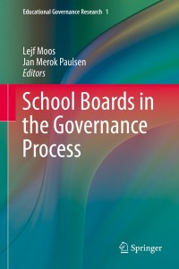 Cover image: School Boards in the Governance Process 9783319054933