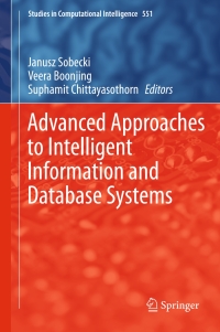 Titelbild: Advanced Approaches to Intelligent Information and Database Systems 9783319055022