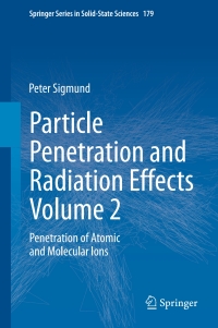 Cover image: Particle Penetration and Radiation Effects Volume 2 9783319055633