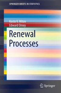 Imagen de portada: Renewal Processes 9783319058542