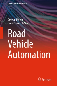 Omslagafbeelding: Road Vehicle Automation 9783319059891