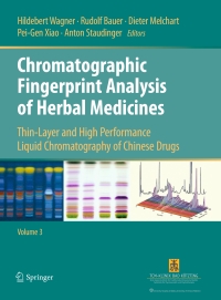 Imagen de portada: Chromatographic Fingerprint Analysis of Herbal Medicines Volume III 9783319060460