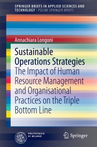 Imagen de portada: Sustainable Operations Strategies 9783319063515