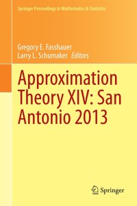 Cover image: Approximation Theory XIV: San Antonio 2013 9783319064031