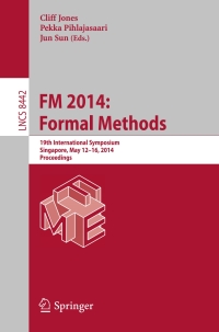 Imagen de portada: FM 2014: Formal Methods 9783319064093