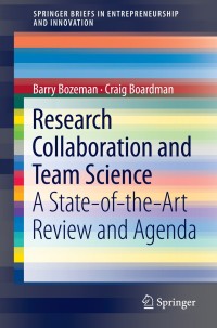 Immagine di copertina: Research Collaboration and Team Science 9783319064673