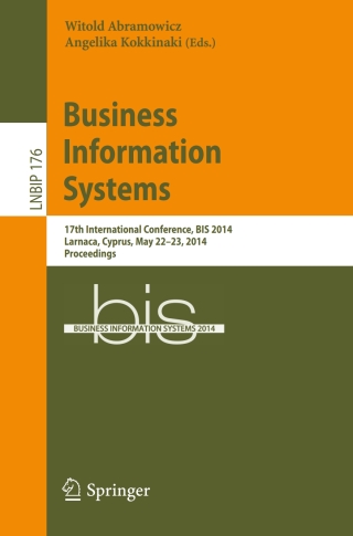 Imagen de portada: Business Information Systems 9783319066943