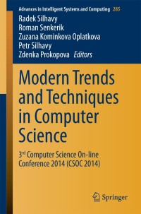 Cover image: Modern Trends and Techniques in Computer Science 9783319067391