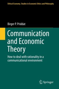 Cover image: Communication and Economic Theory 9783319069005