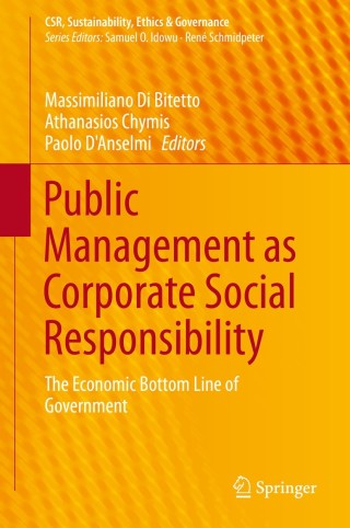 Omslagafbeelding: Public Management as Corporate Social Responsibility 9783319070360