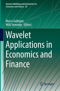 Cover image: Wavelet Applications in Economics and Finance 9783319070605