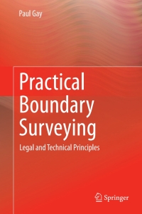 Titelbild: Practical Boundary Surveying 9783319071572
