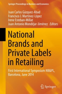 Imagen de portada: National Brands and Private Labels in Retailing 9783319071930