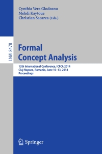 Cover image: Formal Concept Analysis 9783319072470