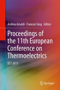 Imagen de portada: Proceedings of the 11th European Conference on Thermoelectrics 9783319073316