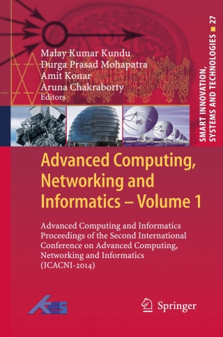 Imagen de portada: Advanced Computing, Networking and Informatics- Volume 1 9783319073521