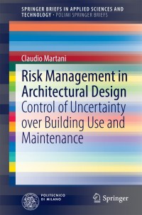 Cover image: Risk Management in Architectural Design 9783319074481