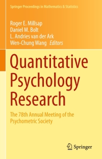 Cover image: Quantitative Psychology Research 9783319075020